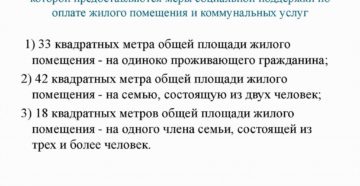 Социальная норма площади